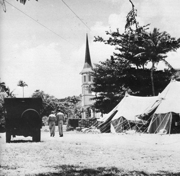 1942 Bora Bora Navy base Jeep