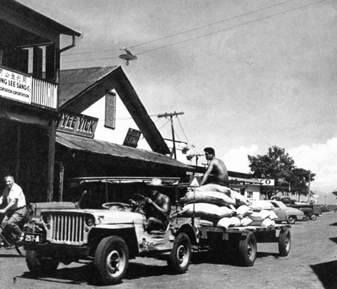 WW2 jeep Raiatea 1965