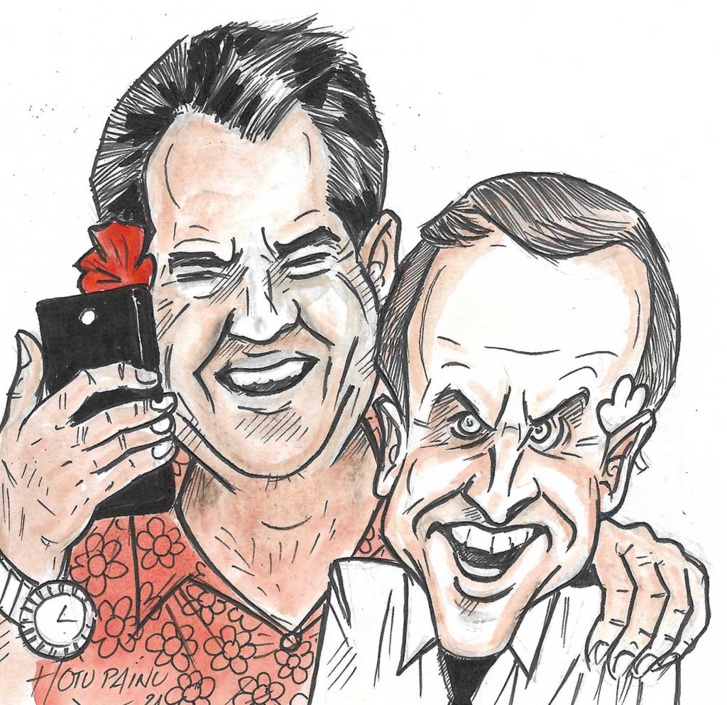 Selfie ? Non, un “selfritch” de Doudou avec son “ami” Macron !