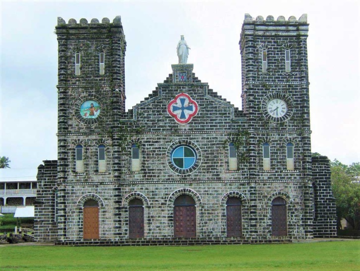 L’austère cathédrale de Wallis - Crédit photo : DR