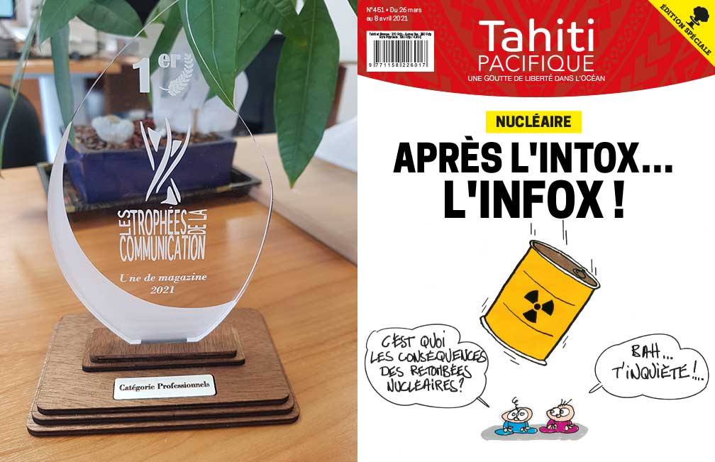 “Trophées de la communication”, 1er prix pour Tahiti Pacifique