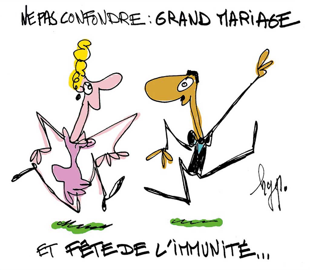 Un mariage, un divorce et…  des enterrements
